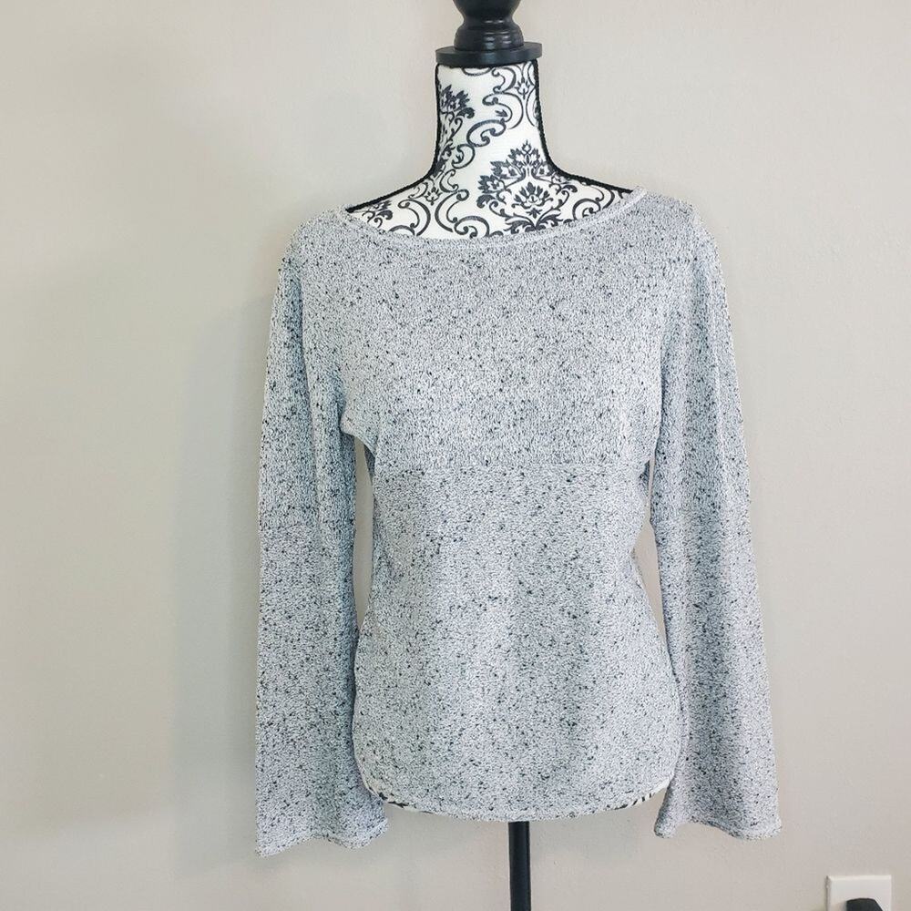 Moda international medium womens grey sweater